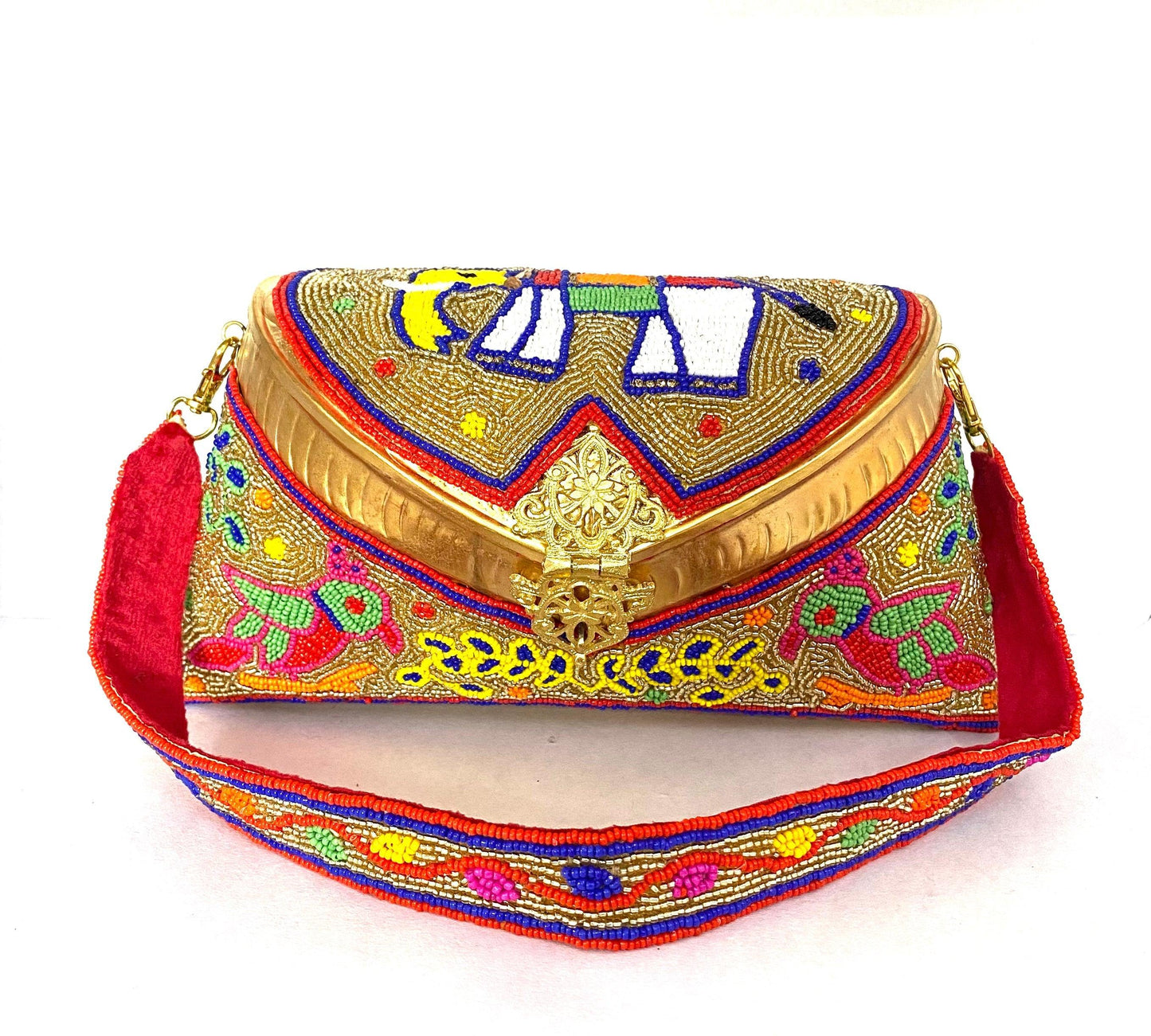 Multi Embroidery Big Size Purse - Skylexo.com | Be Unique