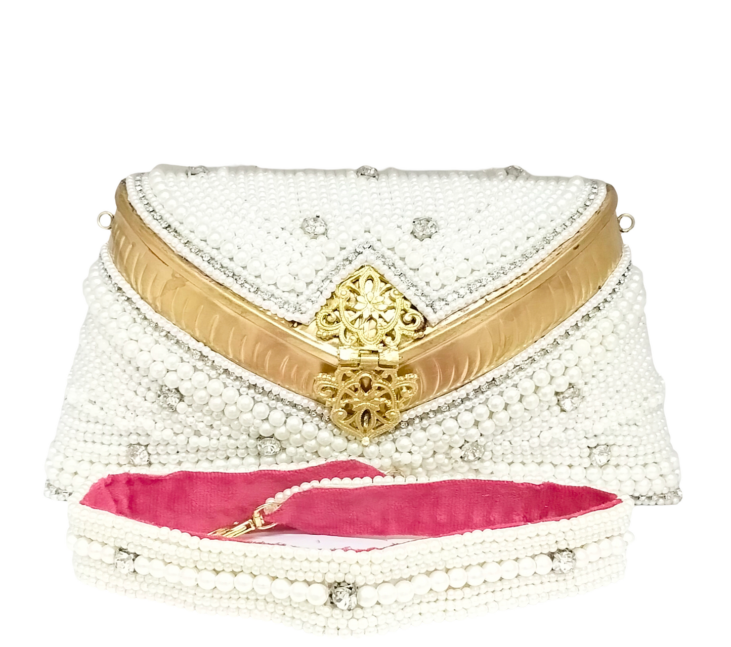 White Pearl Ladies Purse