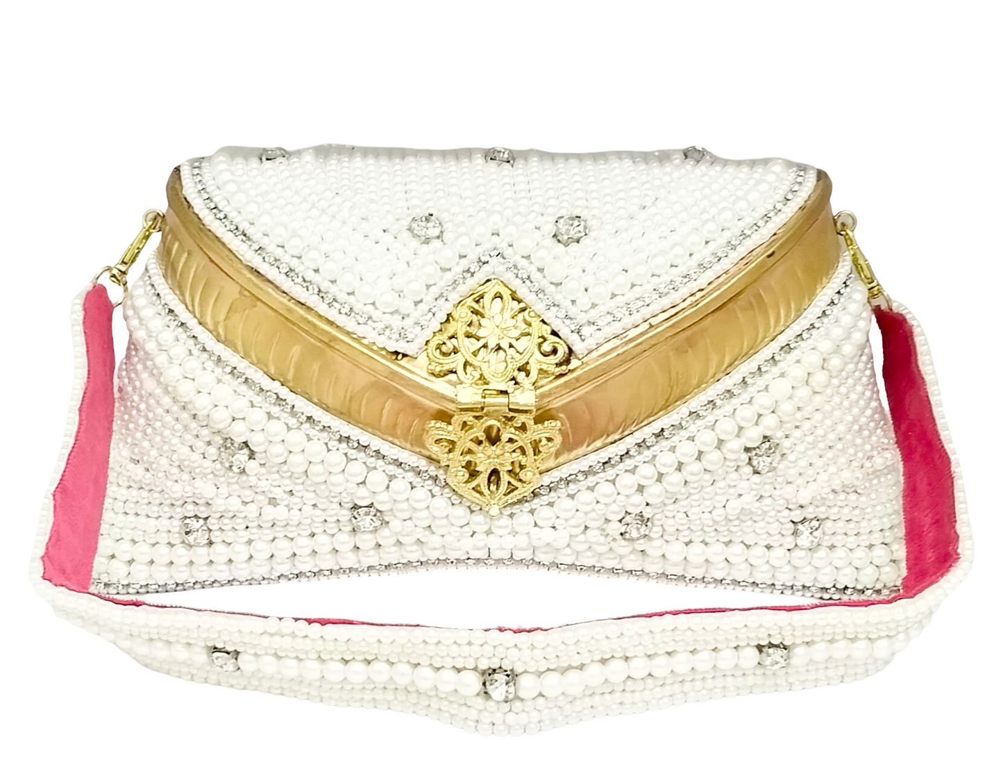 White Pearl Ladies Purse