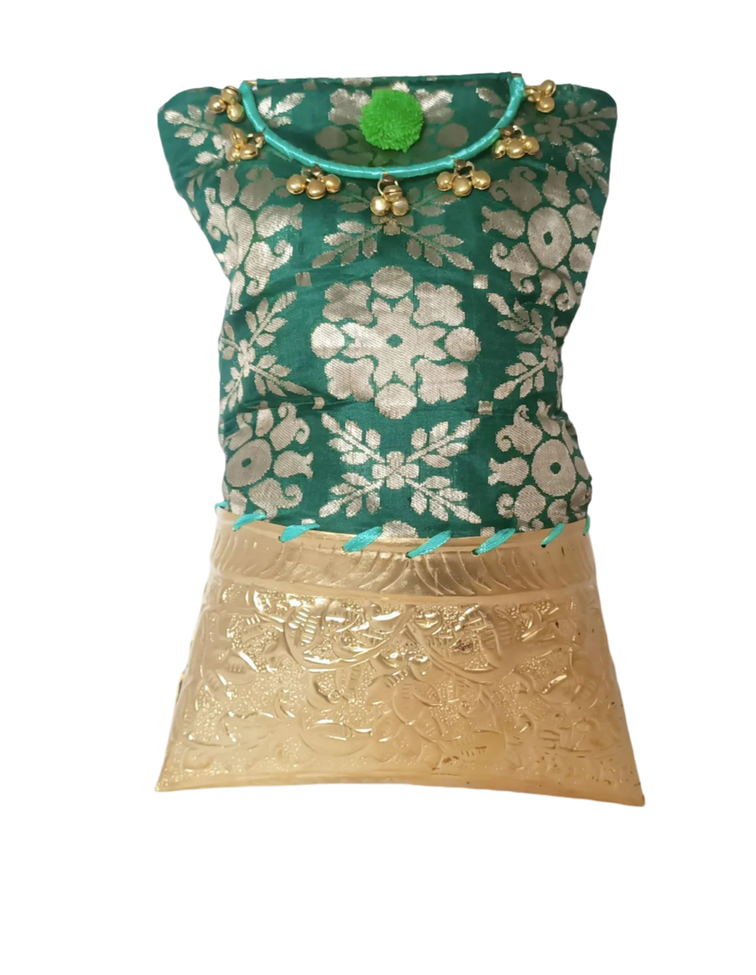 New Potli Bag Dark Green Color