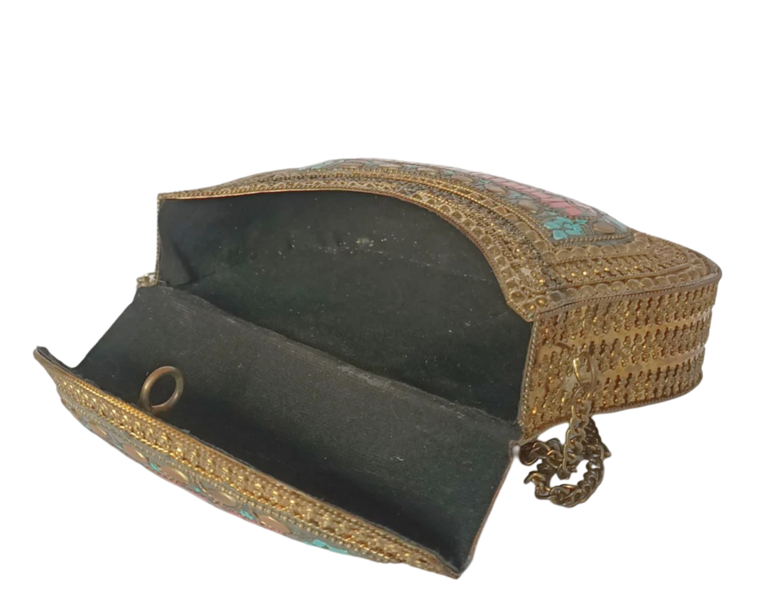 Hand Embroidery Iron Purse