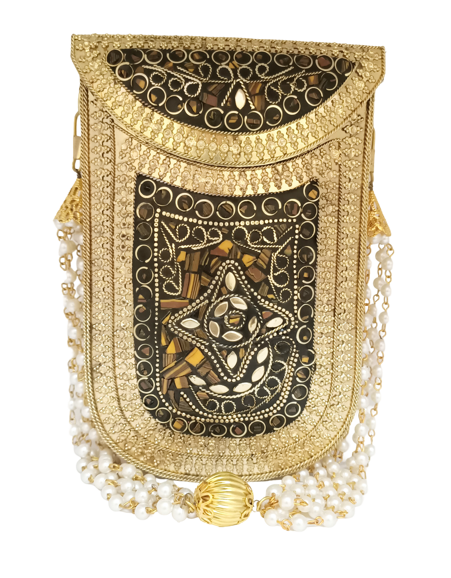 Stylish Long Shape Iron Purse