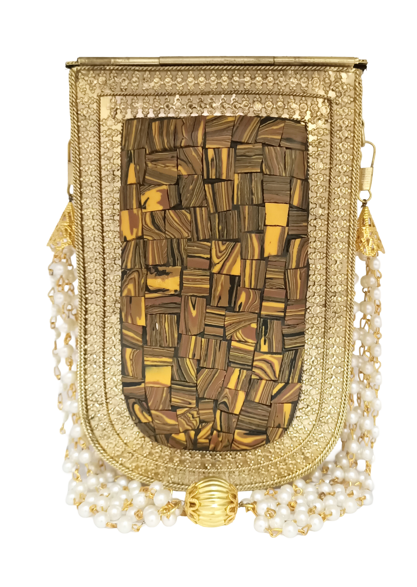 Stylish Long Shape Iron Purse