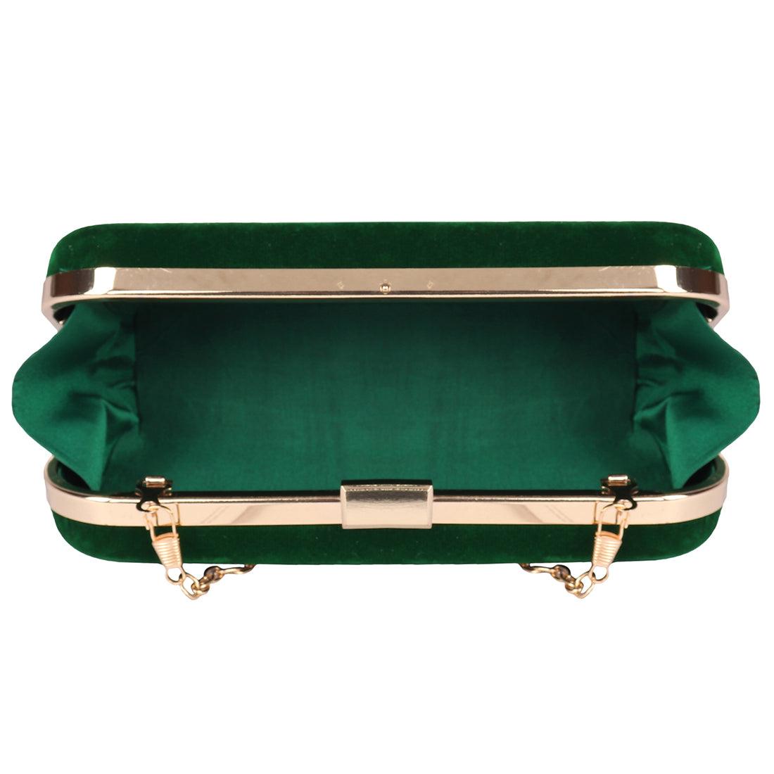 Clutch Purse Green Color - Skylexo.com | Be Unique