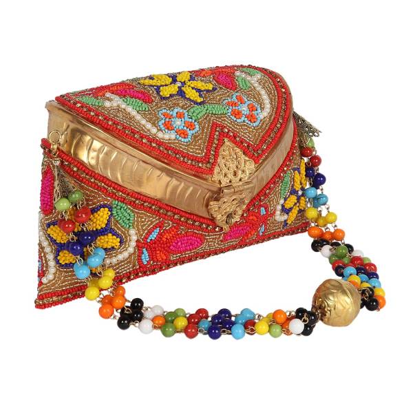 Multi Embroidery Purse