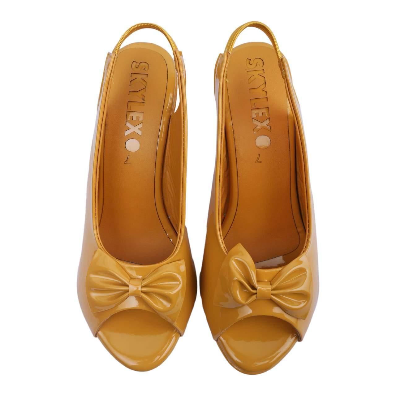 Tie Sandal Yellow Color - Skylexo.com | Be Unique
