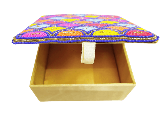 Kundan Work Jewelry Box - Skylexo.com | Be Unique