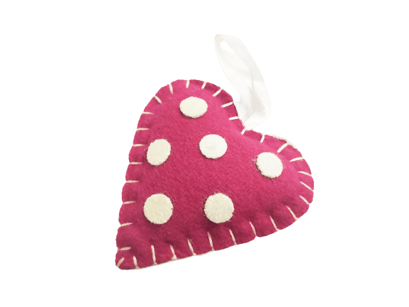 Red Heart Christmas Hanging - Skylexo.com | Be Unique