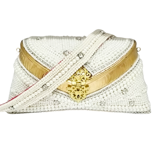 White Pearl Ladies Purse
