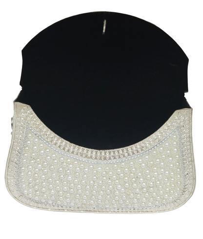 Iron Pearl Silver Ladies Purse