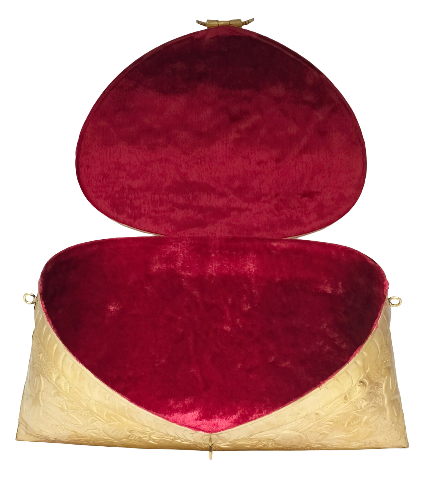 Combo Of Silver & Golden Embossed Purse