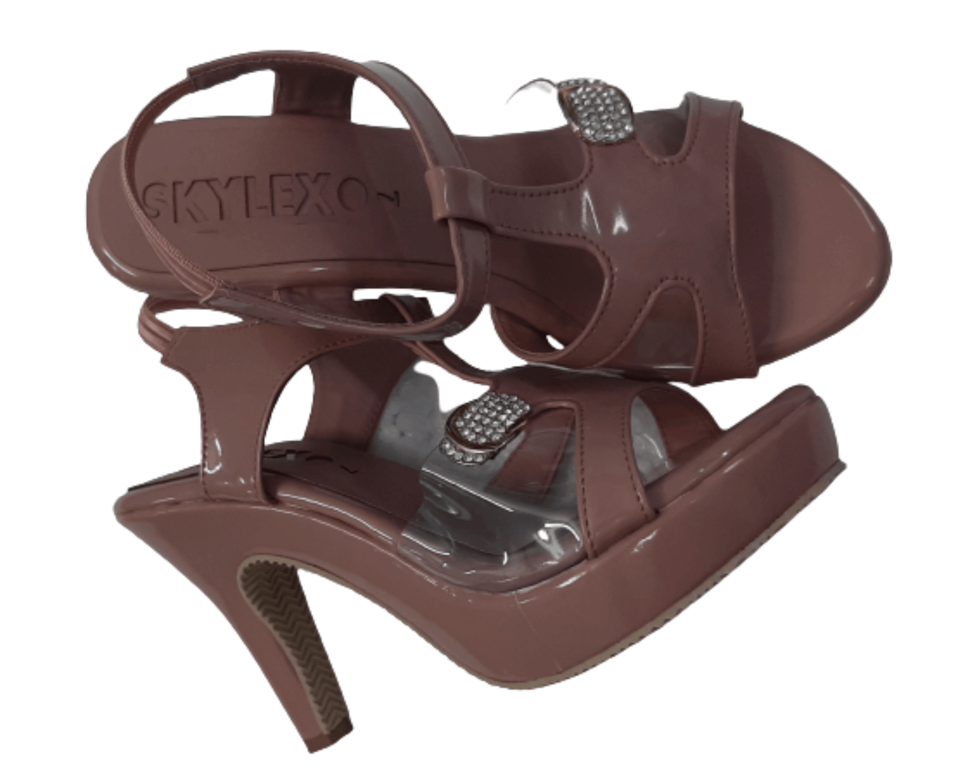 Buckle Ladies Sandal Dark Pink - Skylexo.com | Be Unique