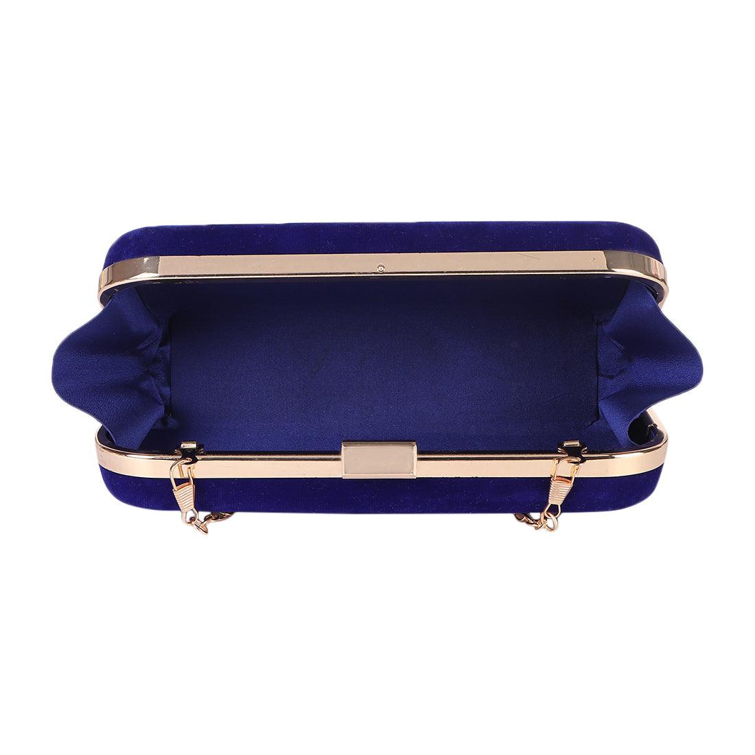 Clutch Purse Blue Color - Skylexo.com | Be Unique