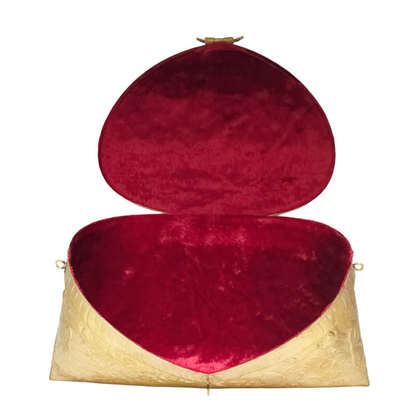 Golden Embossed Purse Big Size