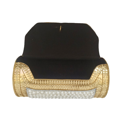 Round Shape Iron Pearl Purse