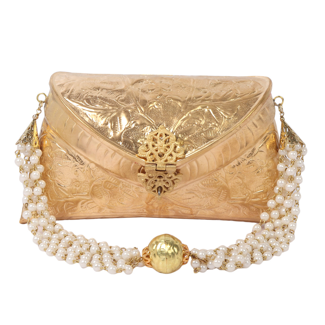 Combo Of Silver & Golden Embossed Purse skylexo.com | Handbags | Footwear