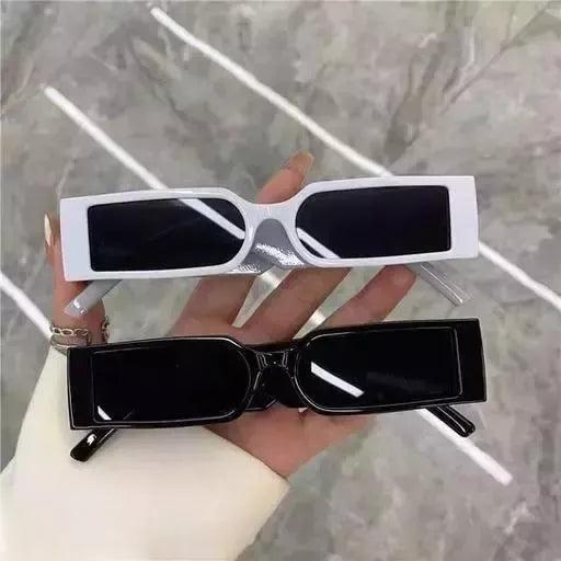 SKYLEXO Latest MC Stan Sunglasses For Men & Women Combo White+Black Pack of 2 - Skylexo.com | Be Unique