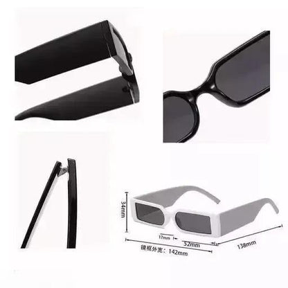 SKYLEXO Latest MC Stan Sunglasses For Men & Women Combo White+Black Pack of 2 - Skylexo.com | Be Unique