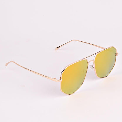 Unisex Square Metal Mercury Sunglasses - Skylexo.com | Be Unique