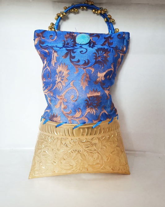 New Potli Bag Blue Color