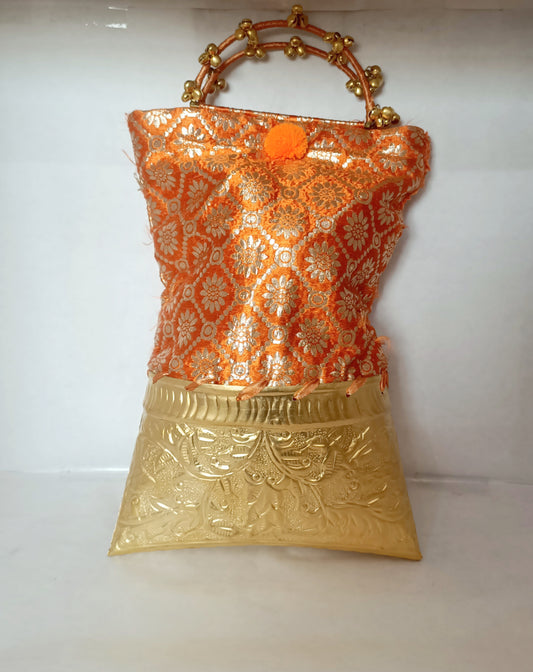 New Potli Bag Orange Color