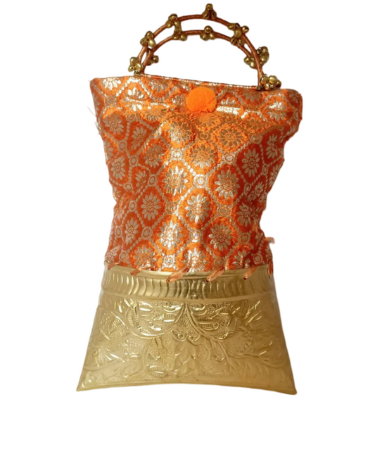 New Potli Bag Orange Color