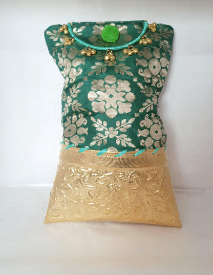 New Potli Bag Dark Green Color - Skylexo.com | Be Unique