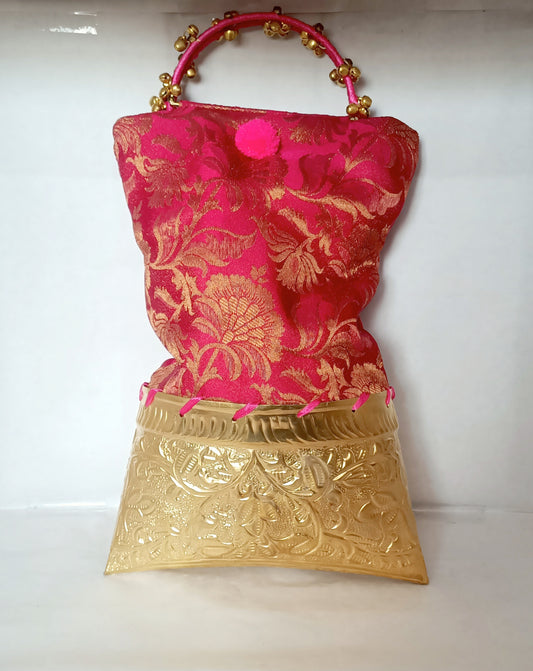 New Potli Bag Pink Color