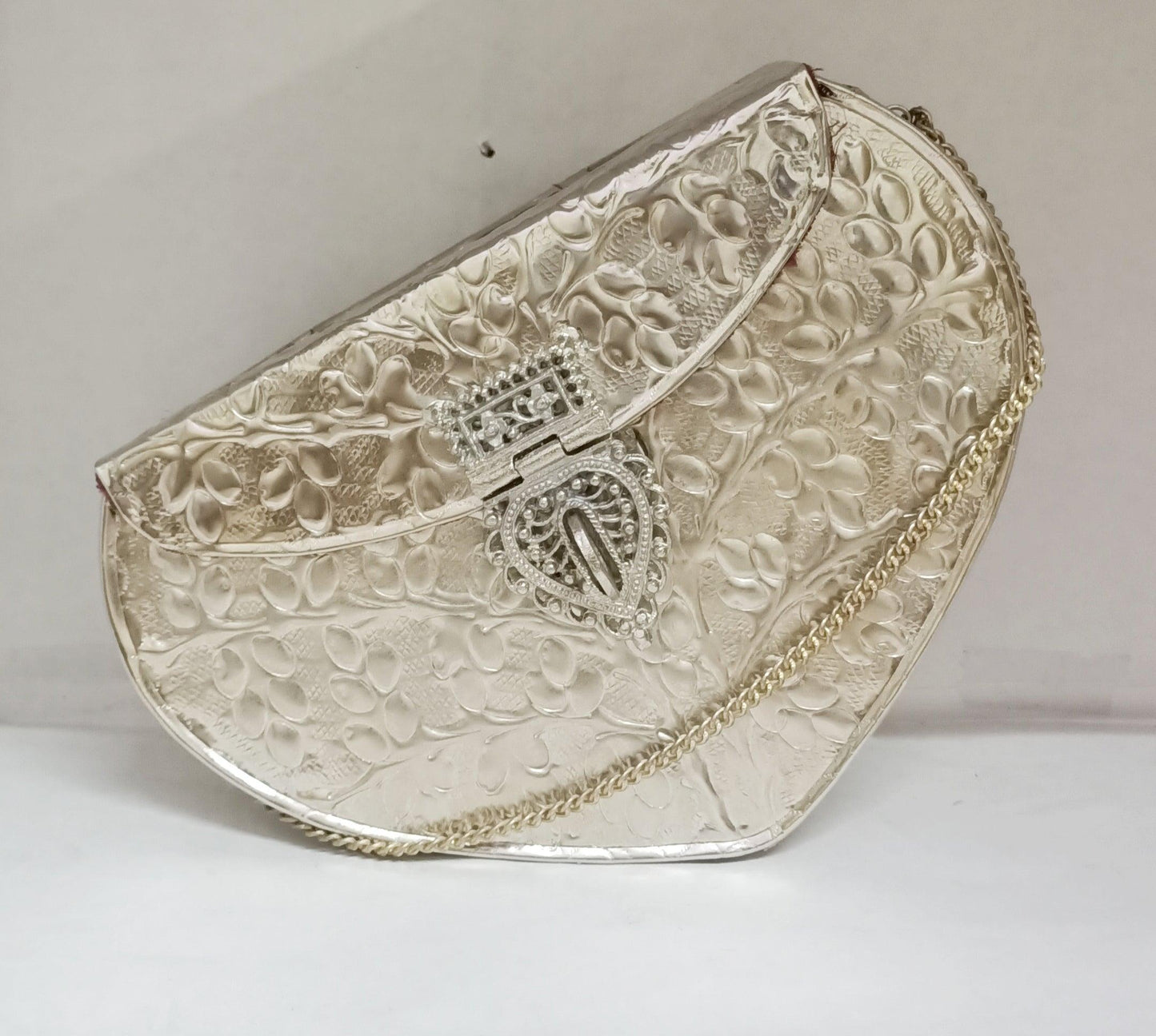 Silver Plain Purse - Skylexo.com | Be Unique