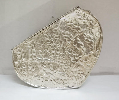 Silver Plain Purse - Skylexo.com | Be Unique