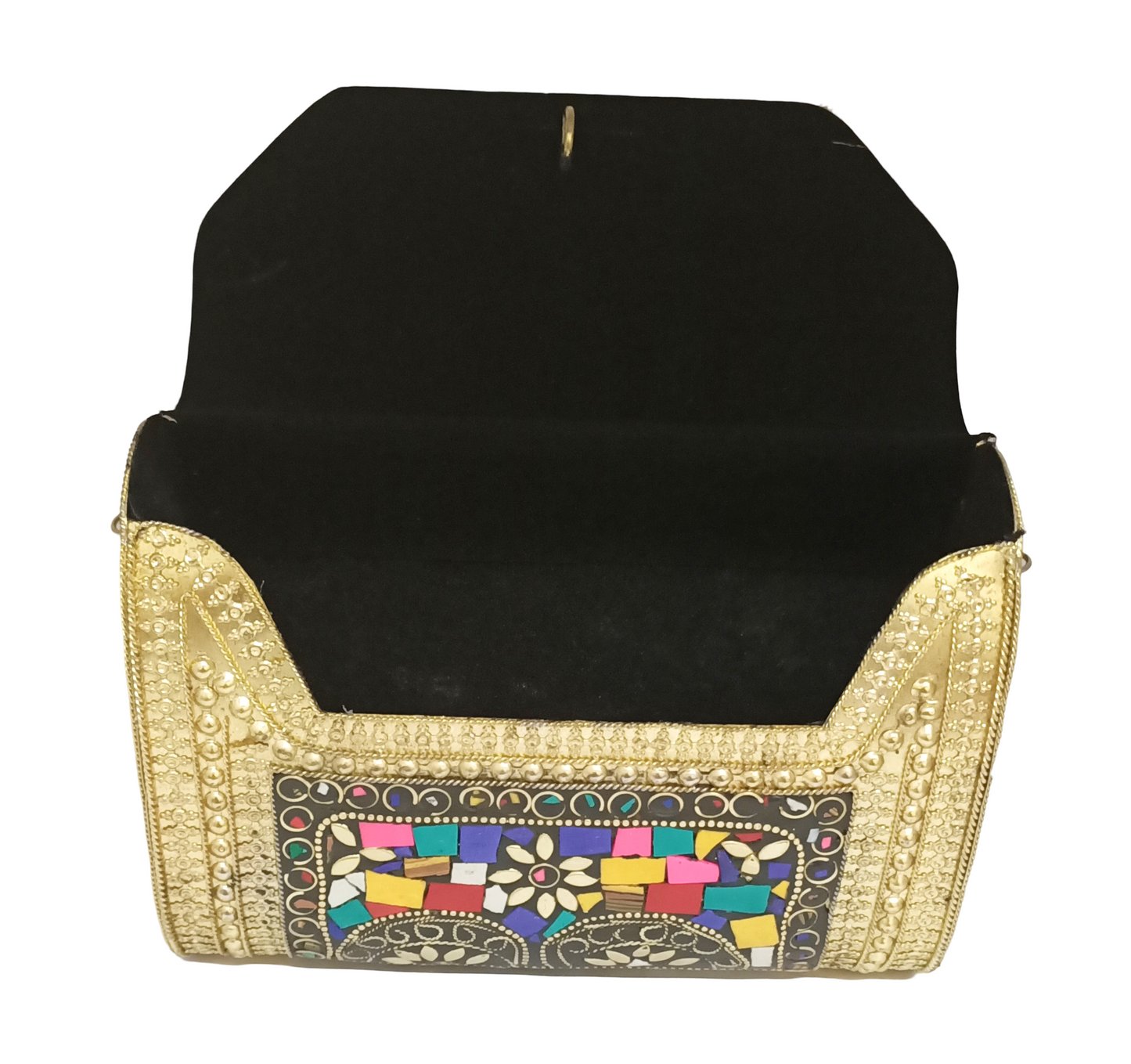 Stylish Gold Multiwork Iron Purse