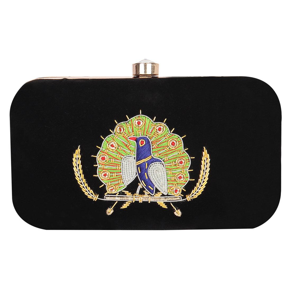 Clutch Purse Black Color - Skylexo.com | Be Unique