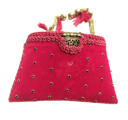 Star Embroidery Purse Pink Color - Skylexo.com | Be Unique