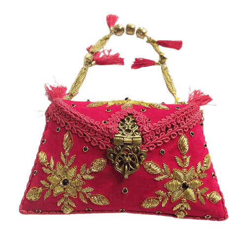 Star Embroidery Purse Pink Color - Skylexo.com | Be Unique