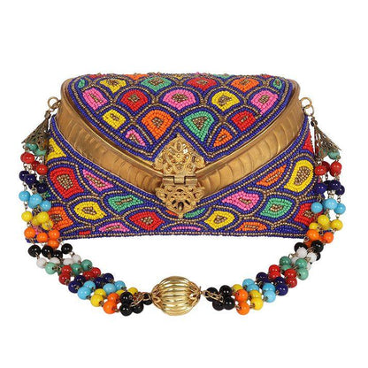 Kundan Embroidery Purse - Skylexo.com | Be Unique