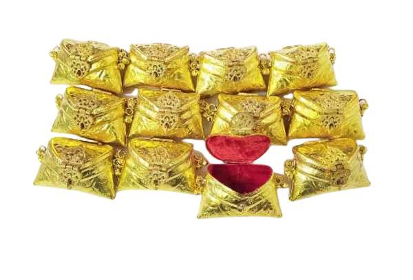 Ginni Shagun Carvin Purse Set 12 Pcs - Skylexo.com | Be Unique