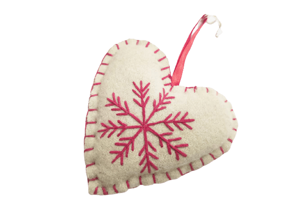 Heart With Thread Embroidery - Skylexo.com | Be Unique