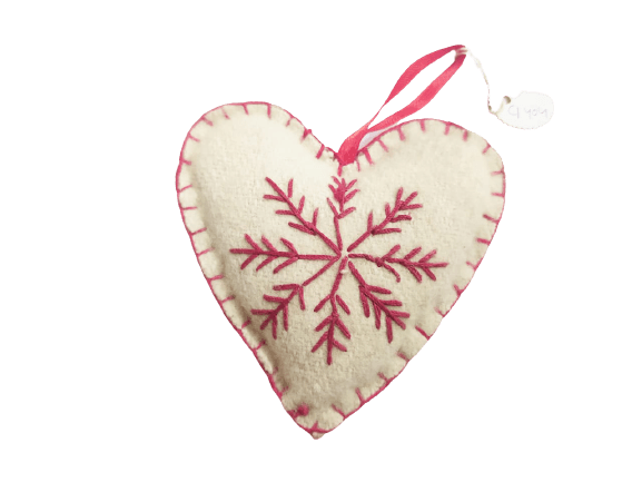 Heart With Thread Embroidery - Skylexo.com | Be Unique