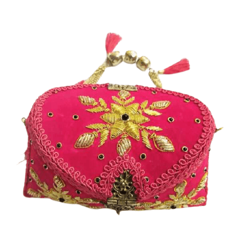 Star Embroidery Purse Pink Color - Skylexo.com | Be Unique