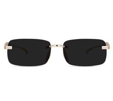 MC STAN Black Rimeless Sunglass For Men & Women - Skylexo.com | Be Unique