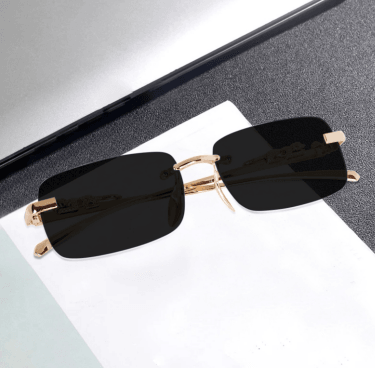 MC STAN Black Rimeless Sunglass For Men & Women - Skylexo.com | Be Unique