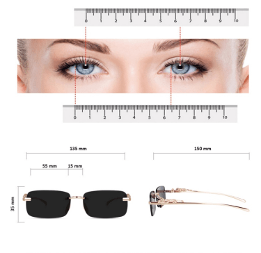 MC STAN Black Rimeless Sunglass For Men & Women - Skylexo.com | Be Unique