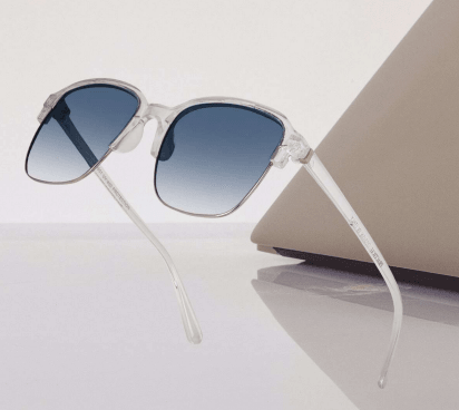 HEXXA SHEET WHITE SUNGLASS - Skylexo.com | Be Unique