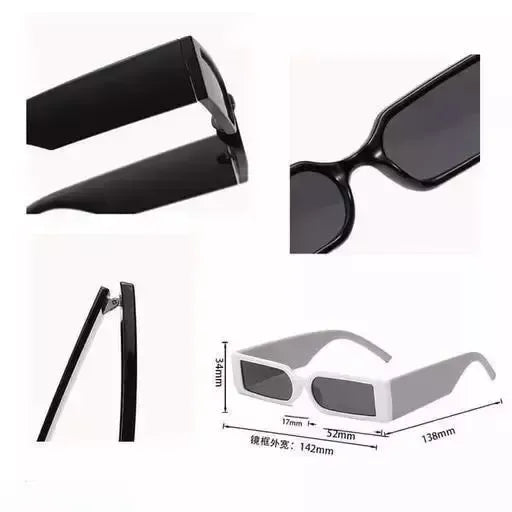 SKYLEXO Latest MC Stan Sunglasses For Men & Women Combo White+Black Pack of 2 skylexo.com | Handbags | Footwear