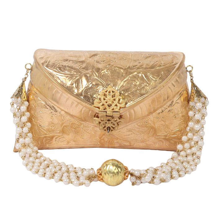 Gold Embossed Purse skylexo.com | Handbags | Footwear