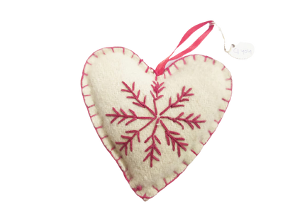 Heart With Thread Embroidery