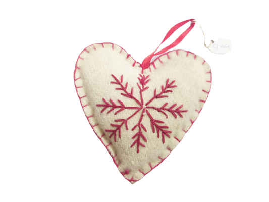 Heart With Thread Embroidery