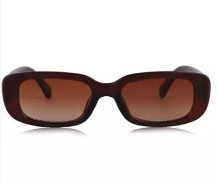 UV Protection, Polarized Style Rectangular Sunglasses (Free Size) (For Boys & Girls,brown) skylexo.com | Handbags | Footwear